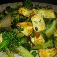 A picture of Paneer aur broccoli ki bhujia.