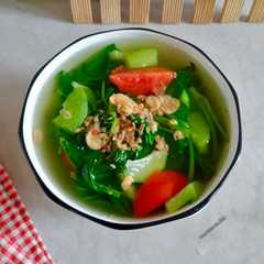 Sayur Bening Kangkung Labu-レシピのメイン写真
