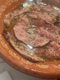 Bife de vaca com alho