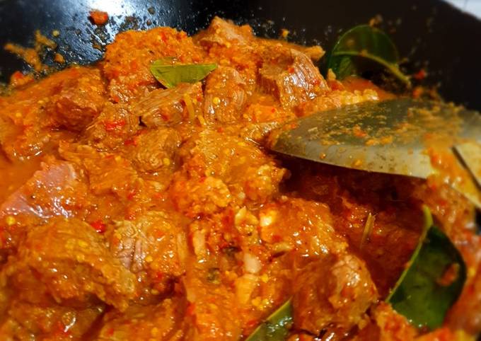 Rendang Daging kentang