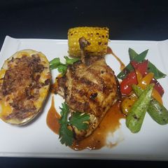 Grilled chicken churasco A picture of Grilled chicken churasco.