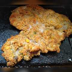 Milanesas de bola de lomo con cereal-レシピのメイン写真