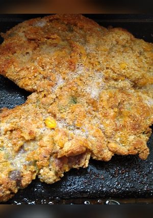 Una foto de Milanesas de bola de lomo con cereal