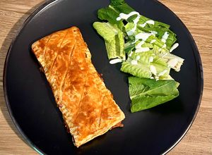 Une photo de Feuilleté Boursin Saumon Mozzarella