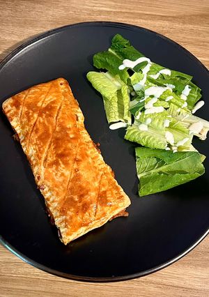 Une photo de Feuilleté Boursin Saumon Mozzarella