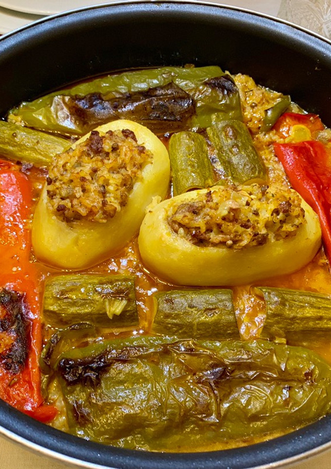 Una foto de Verduras rellenas de pisto especial