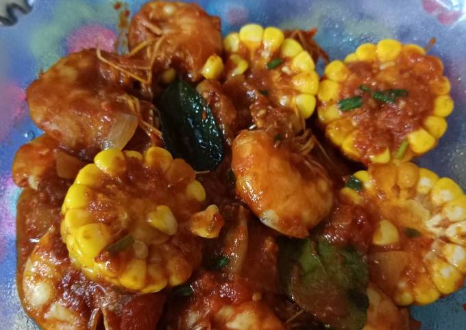 Resep Udang Jagung Saus Padang Oleh Gresli Thalita Rahma Cookpad