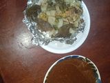 Pollo empapelado