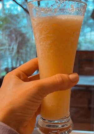 Foto de Sumo de Laranja e Papaia