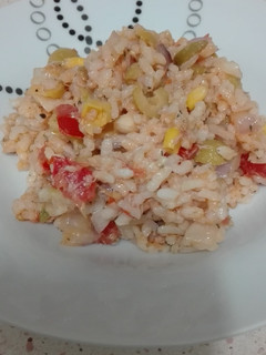 Una foto de Ensalada de arroz