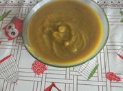 Una foto de sopa arvejas