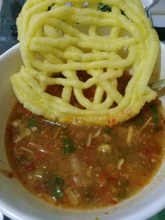 Foto resep Sambal Oncom Kerupuk Siram
