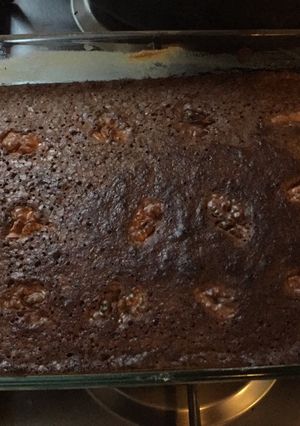Una foto de Brownie delicioso