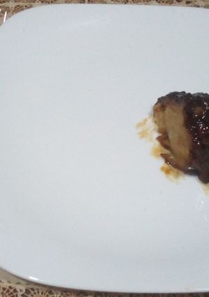 Una foto de Budin de pan sin horno con pasas de uva