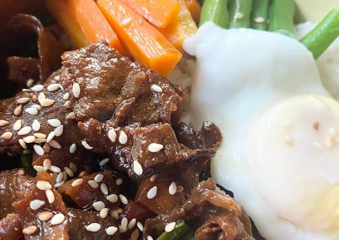 Resep Rice bowl yoshinoya versi mama kekey. yang Lezat Sekali