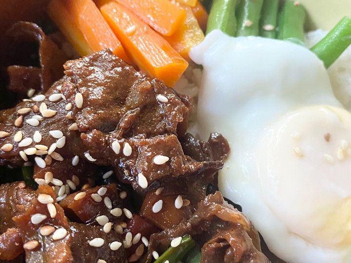 Resep Rice bowl yoshinoya versi mama kekey. yang Lezat Sekali