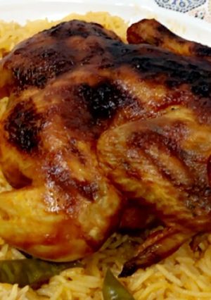 صورة لوصفة تتبيلة الدجاج المحمر بالفرن 😋