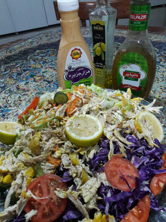 عکسی از دستور سالاد