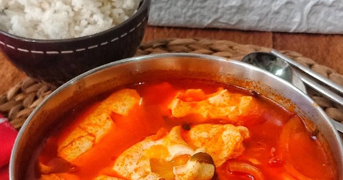 Resep 순두부 찌개 sundubu jjigae oleh Michico Octavian Cookpad