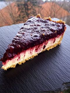 Frissítő túrós-gyümölcsös süti zabbal 🤪 recept fotója