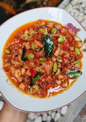 Foto resep 512. Cumi Asin Sambal Mercon