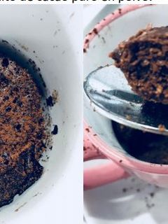 Una foto de Mug cake a la taza