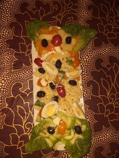 صورة لوصفة سلاطة خفيفة 😋🇲🇦