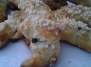 Una foto de masa para croissant