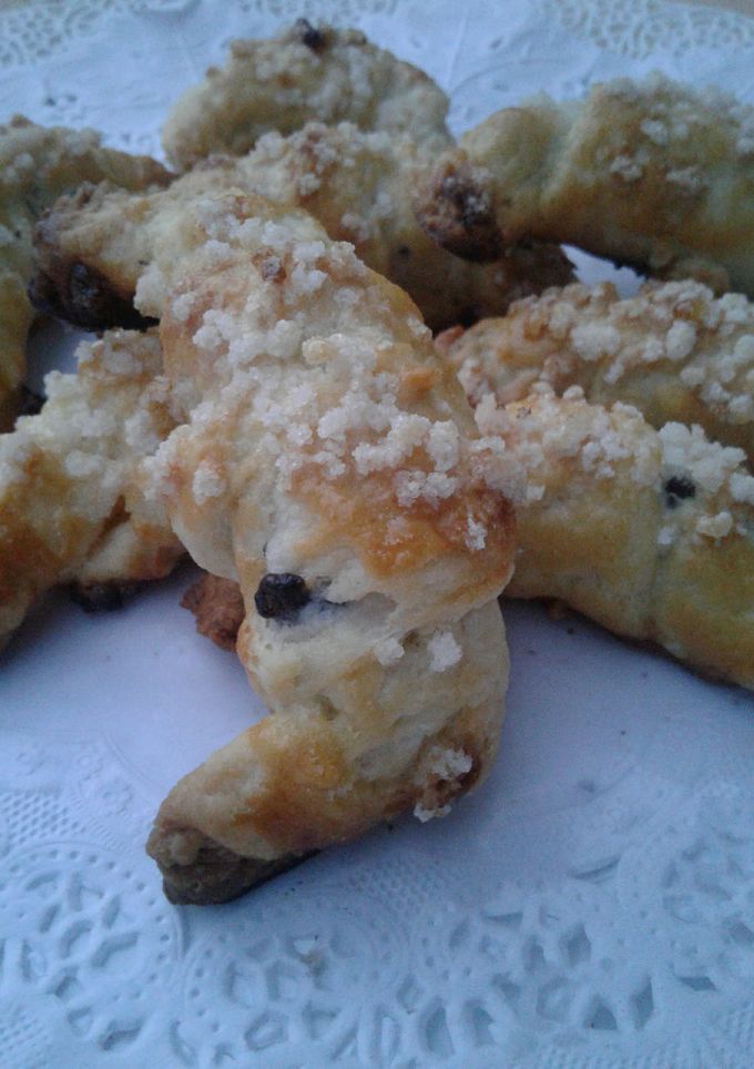 Una foto de Croissant con hojaldre rápido
