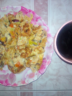 A picture of Veggie scrambled egg.