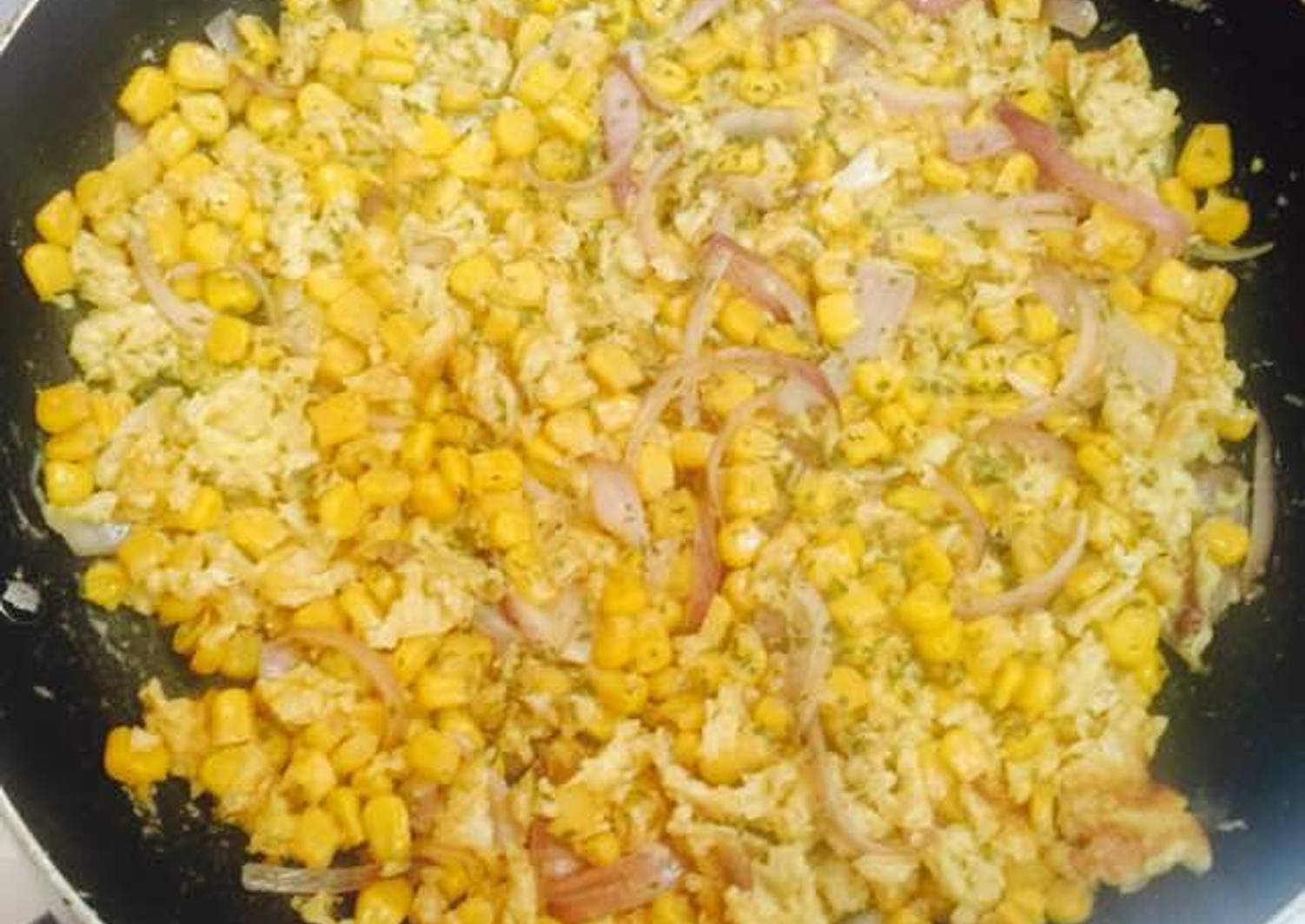 Sweet corn eggs sauté in butter Recipe by Ulunma Njemanze Cookpad
