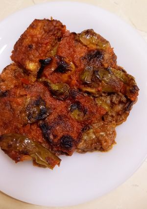 A picture of Moussaka with Ground Beef.