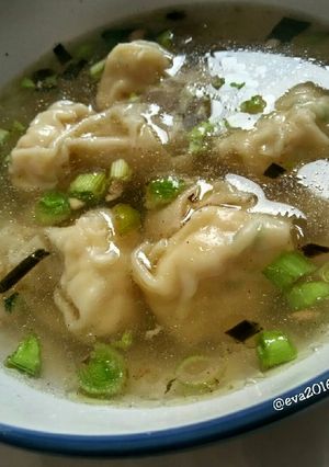 Foto resep Pangsit Kuah isi Udang Tahu
