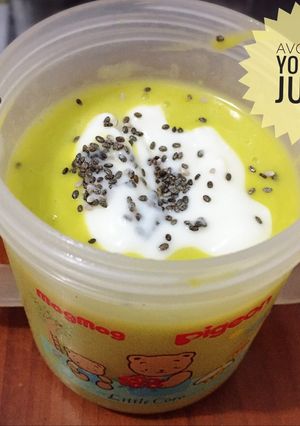 Foto resep Juice avocado with yogurt (mpasi 10m+)