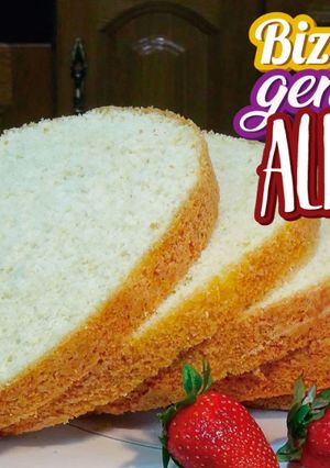 Foto principal de Bizcocho genovés con almendra súper alto