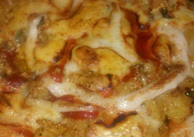 Fried Chinese pizza Recipe