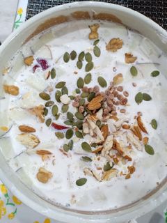 फलों और मेवो की पुडिंग रेसिपी मुख्य फोटो