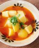 Canh khoai tây cà chua