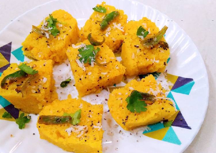 Easiest Way to Make Ultimate Khaman dhokla