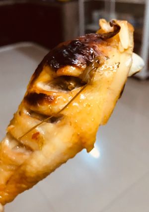 Hình của món Gà nướng muối ớt.