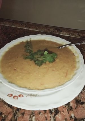 صورة لوصفة شوربة عدس على طريقتي سريعه ولذيذه 👍