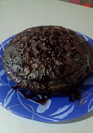 عکسی از دستور کیک کاکائویی بدون فر