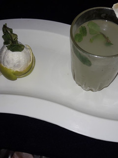A picture of Mosambi juice.