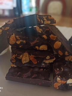 A picture of Chocolate Peanut Chikki.