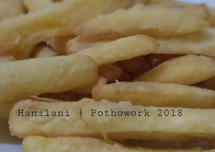 Cara Membuat Kentang goreng / French fries yang Lezat