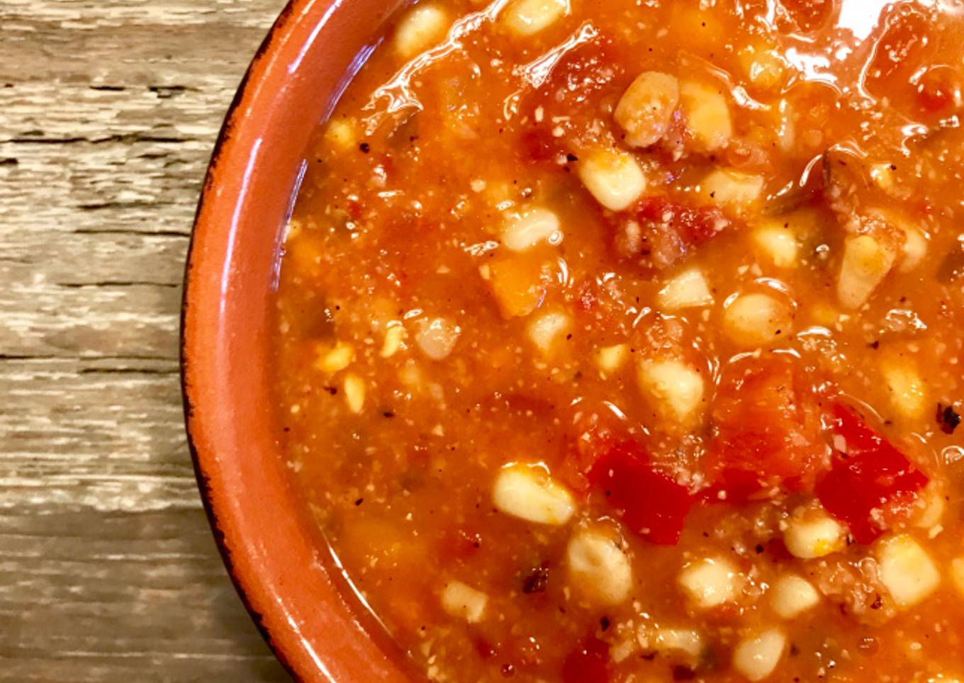 Jersey Summer Corn & Tomato Soup