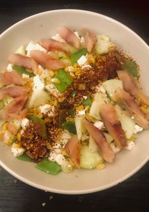 Une photo de Salade de blé printanière