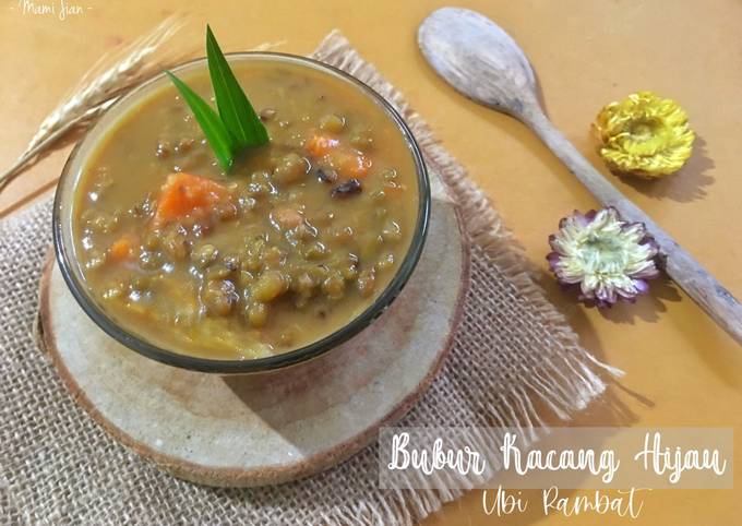 Bubur Kacang Hijau Ubi Rambat