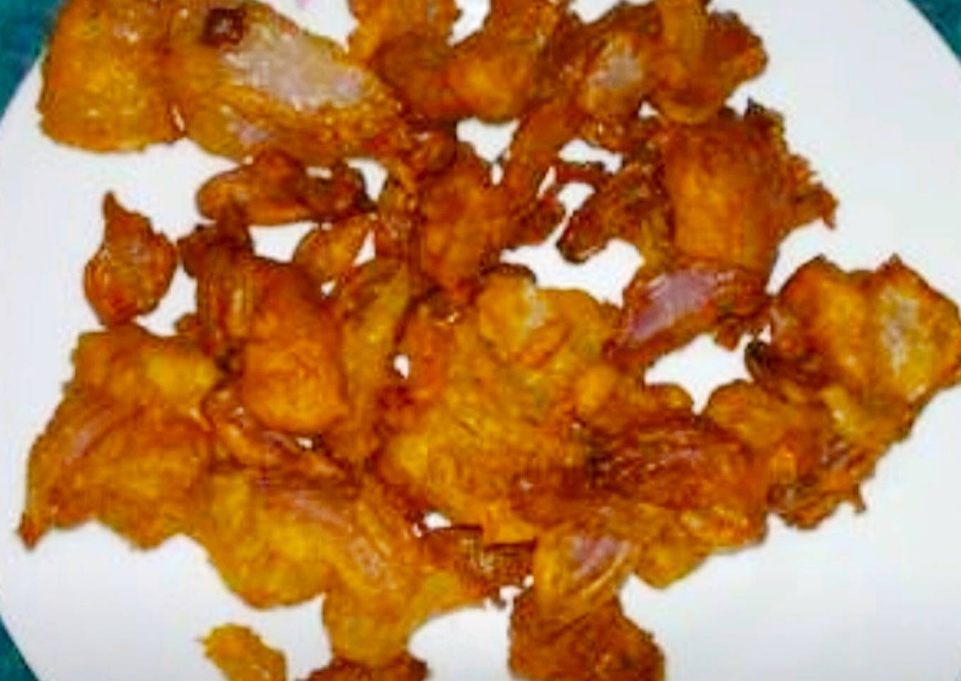 Crispy onion fries