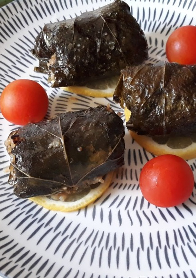 Una foto de Dolmades de arroz